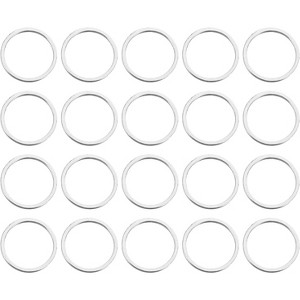 Brass Linking Rings, Hollow Circle Bezel Round Connectors for Jewelry Making (Earrings, Necklaces) - 1 of 4