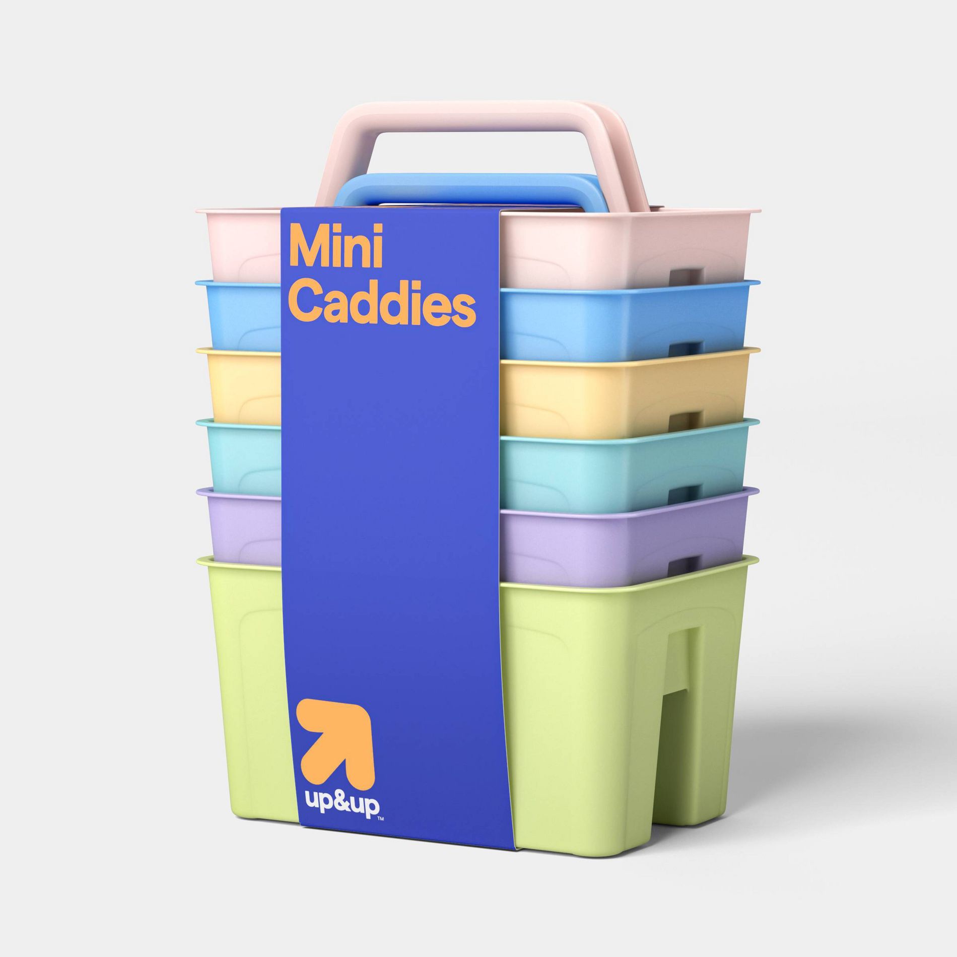 6pk Mini caddy Pastels - up&up™