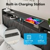 YONWAY Full Bed Frame With 4 Storage Shelf, Frame Built-In Socket And Charger Noise-Free, Ergonomic Headboard, No Box Spring Needed - 4 of 4