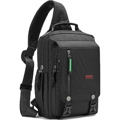 Paaaawaters Sling Bags Chest Shoulder Backpacks, 12.5'' 13.3'' 14.1'' 15.6''Laptop Backpack Crossbody Messenger Bag
