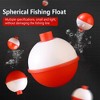 20pcs Fishing Float 25-50mm 5 Sizes Push Button Ultrasonic Round Buoy Floats Fishing Tackle Accessories 1.75 inches - 3 of 4
