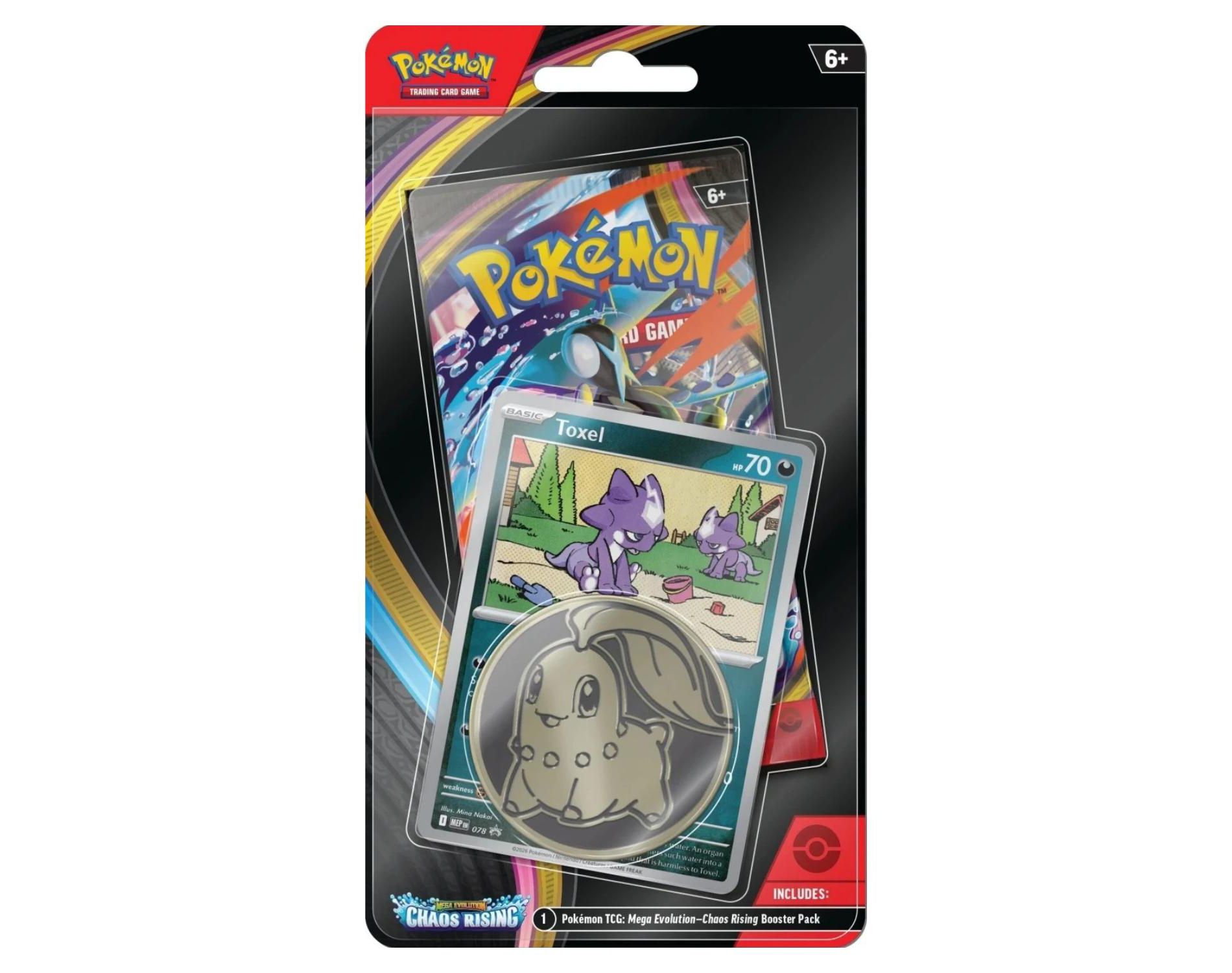 Pokemon ME4 Mega Evolution Chaos Rising Checklane Blister | Toxel