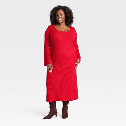 Plus size maxi sweater dress hotsell