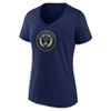 MLS Philadelphia Union Women's V-Neck T-Shirt - 2 of 3