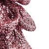 Whisen 6.5x6.5x20.1" Mesh Ruff Tree, 2 Pack, Christmas Decoration - Pink - 4 of 4