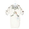 Hudson Baby Cotton Gowns, Forest Animals - 2 of 4