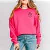 Simply Sage Market S.W.Smiley You Are  Sweatshirt - M - Raspberry - 2 of 4