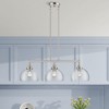 Livex Lighting Glendon 3 - Light Chandelier in  Brushed Nickel - 4 of 4