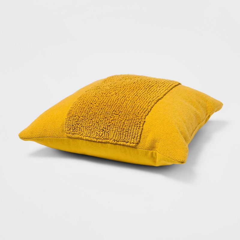 Modern Tufted Square Throw Pillow - Threshold™, 3 of 9