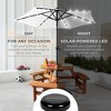 Best Choice Products 7.5ft Outdoor Solar Patio Umbrella for Deck, Pool w/ Tilt, Crank, LED Lights - 3 of 4