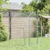 vidaXL Chicken Cage Silver Galvanized Steel Durable Chicken Cage - 78.7" x 41.3" x 71.7" - 3 of 4