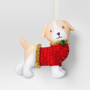 4" Christmas Dog Sweater Ornament - Wondershop™ - 1 of 3