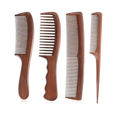 LOVELAY CREATIONS 4-Piece Wooden Grain Combs