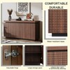 Modern 58.3" Sideboard Buffet Cabinet with 4 Doors, Accent Storage Cabinet with Soft Close, Freestanding Floor Buffet for Dining, Living Room - 3 of 4