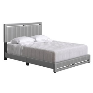 Sloan Vertical Stitched Upholstered Platform Bed - Eco Dream - 1 of 4