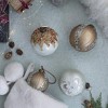 Whisen D3.9" Christmas Ball Ornaments, Glass Decorative Hanging Ball Christmas Tree Ornaments, Set of 6 - 2 of 4