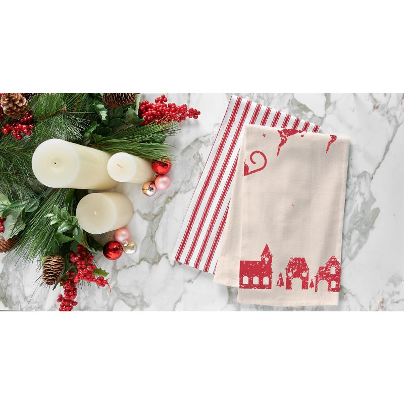C&F Home Vintage Christmas Flour Sack Cotton Kitchen Towel, 3 of 6