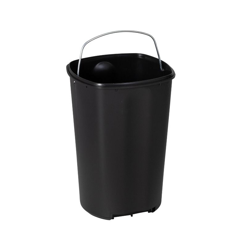 Honey-Can-Do 12L Square Stainless Steel Step Trash Can, 3 of 9