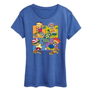 Women's - Rocket Power - Skate Life Short Sleeve Graphic T-Shirt - 1 of 4