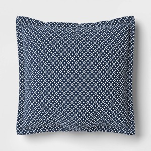 26"x25" Woven Outdoor Deep Seat Back Cushion - Threshold™ - 1 of 4