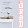 Big Dot of Happiness Rose Gold Graduation Banner - Vertical Shaped Banner Decorations - 2 of 4
