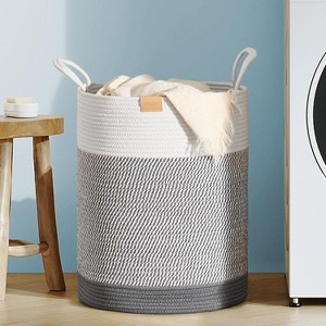 Laundry Hamper 62L,Large Laundry Basket for Clothes,Decorative Storage Basket for Blankets - 1 of 4