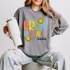 Simply Sage Market S.W.Smiley Bruh We Back Teachers Lightweight Garment Dyed Sweatshirt - 2 of 3