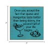 Slickblue Funny Queso & Margarita Wood Sign – Rustic Wall Decor for Kitchen or Bar – 7x7 Inches, Color Options - 3 of 3