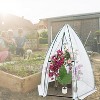 Portable Greenhouse for Outdoor Plants, Heavy Duty Hexagonal Green House with Durable PE Cover, Zippered Door, Mesh Window - 2 of 4