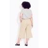 Avenue Women's Plus Size Wide Leg Crop Pant - 3 of 4