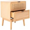 Baisley 2 Drawer Rattan Night Stnd - NST5003 - Safavieh - 4 of 4