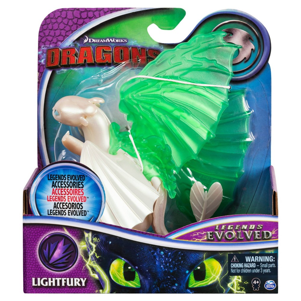 UPC 778988287583 product image for DreamWorks Dragons Legends Evolved Lightfury Dragon Action Figure with Clip-on A | upcitemdb.com