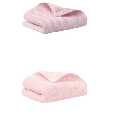 REGALWOVEN Striped Pattern Bathroom Hand Towels 14" x 30" 2 Pcs