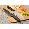 Granitestone Nutriblade 6 Piece Black Stainless Steel Knives with Easy Grip Handle - 3 of 4