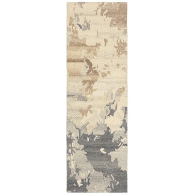 Oriental Weavers Anastasia 68009 Beige/ Charcoal Indoor Area Rug - 2'6" x 8'