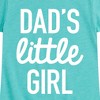 Girls' - Instant Message - Dad Set Little Girl Fitted Short Sleeve Graphic T-Shirt - 2 of 4