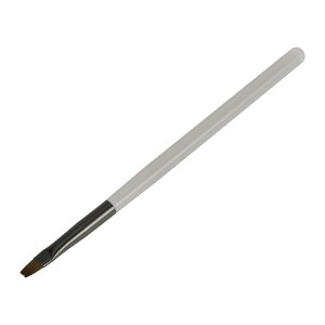 Unique Bargains Flat-mouthed Nail Painting Brushes for Polish Painting Home DIY Clear Gray 1 Pc - 1 of 4
