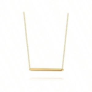 Pendant Necklaces for Women Sterling Silver Dainty Layered Horizontal Bar Star Starburst Moon Cubic for Women Trendy Gifts for Girls - 1 of 4