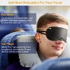 iMountek"Inflatable U-Shape Neck Pillow for Travel, Office, Car, Airplane - Neck Support Head Rest Cushion"Pink - 3 of 4