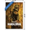 Trends International Star Wars: The Mandalorian Season 2 - Boba Fett One Sheet Framed Wall Poster Prints - 3 of 4