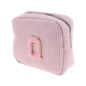 Unique Bargains Letter Q Pattern Makeup Bag 1 Pc - 1 of 4