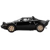 Lancia Stratos HF Stradale Nero Black Limited Edition 1/64 Diecast Model Car by Mini GT - 2 of 4