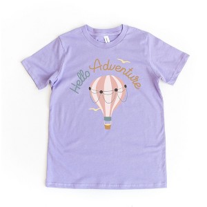 The Juniper Shop Hello Adventure Balloon Girls Short Sleeve Tee - 1 of 2