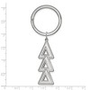 Black Bow Jewelry Sterling Silver Delta Delta Delta Greek Life Key Chain - 2 of 3