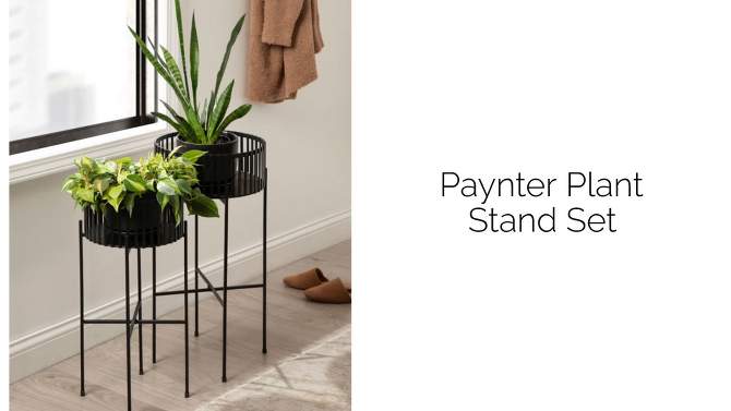 Kate and Laurel Paynter Plant Stand Set, 2 of 10, play video