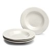 Portmeirion Sophie Conran Rimmed 9.75 Inch Soup Plates, Set of 4 - White - 2 of 4