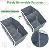 YOOCOZZ 47.2" Large Wooden Dog House with Porch and 2 Doors - 4 of 4