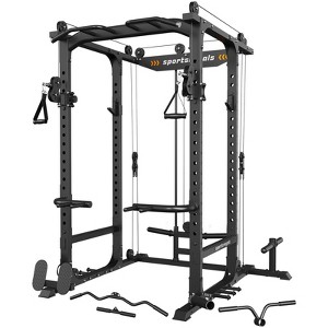Sportsroyals 1600LB Power Rack with Adjustable Cable Crossover - 1 of 4
