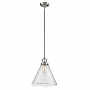 Cone - 1 Light Mini Pendant In Industrial Style-16 Inches Tall and 12 Inches Wide - 1 of 1