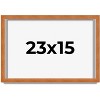 PosterPalooza | Modernist Brown Picture Frame - UV Acrylic, Backing Board, Hanging Hardware Included - 2 of 4